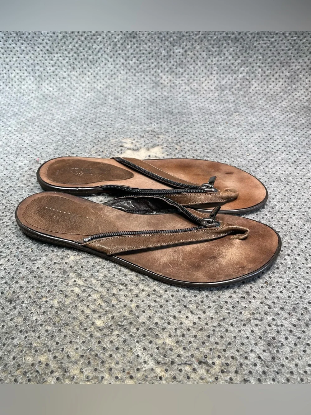 Vero Cuoio Tan Brown Sandals Size 37.5 UK 6.5 US Women’s.